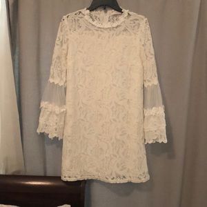 White lace dress